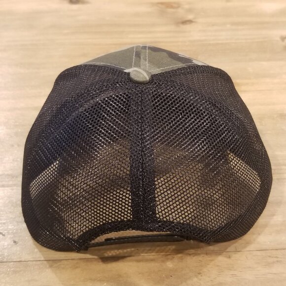 Clover Flag Lucky Patch Hat Cap Camouflage Camo Green Snap Back Mesh Trucker Dad - Picture 6 of 14